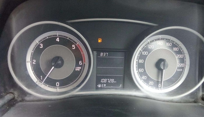 2017 Maruti Dzire VDI, Diesel, Manual, 1,08,728 km, Odometer Image