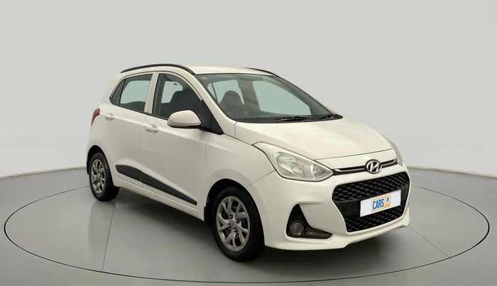 2017 Hyundai Grand i10 SPORTZ (O) 1.2 KAPPA VTVT, Petrol, Manual, 92,154 km, Right Front Diagonal