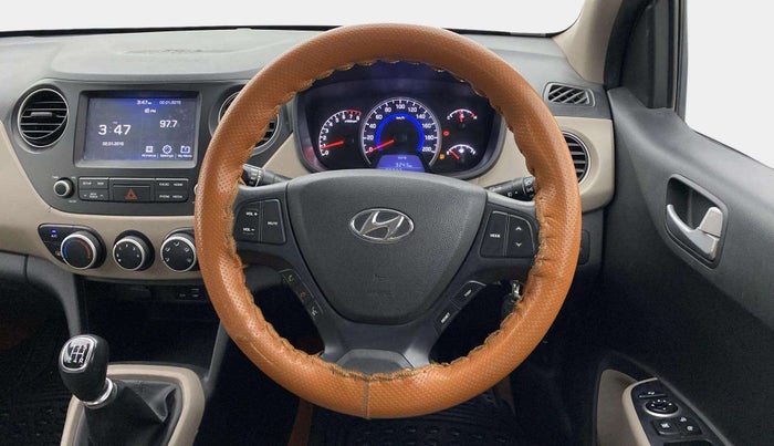 2019 Hyundai Grand i10 SPORTZ 1.2 KAPPA VTVT, Petrol, Manual, 78,225 km, Steering Wheel Close Up