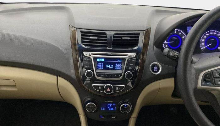 2015 Hyundai Verna FLUIDIC 4S 1.6 VTVT S(O), Petrol, Manual, 27,938 km, Air Conditioner