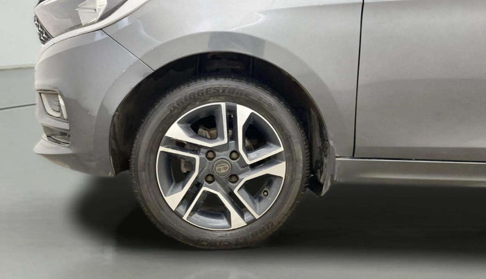 2021 Tata TIGOR XZ PLUS PETROL, Petrol, Manual, 36,866 km, Left Front Wheel