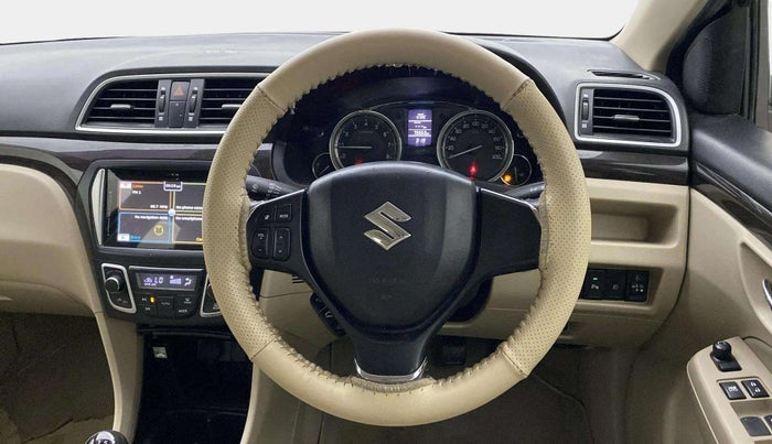 2017 Maruti Ciaz ALPHA 1.4 PETROL, Petrol, Manual, 75,643 km, Steering Wheel Close Up