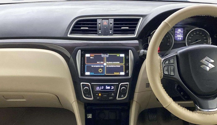 2017 Maruti Ciaz ALPHA 1.4 PETROL, Petrol, Manual, 75,643 km, Air Conditioner