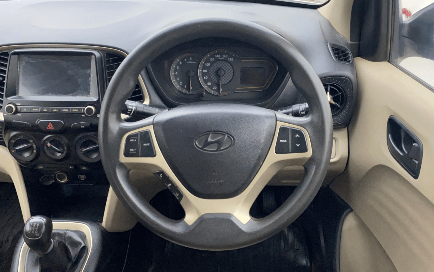 2021 Hyundai NEW SANTRO SPORTZ MT, Petrol, Manual, 66,837 km, Steering Wheel Close Up
