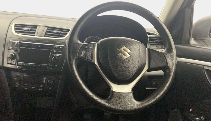 2012 Maruti Swift ZXI, Petrol, Manual, 82,569 km, Steering Wheel Close Up