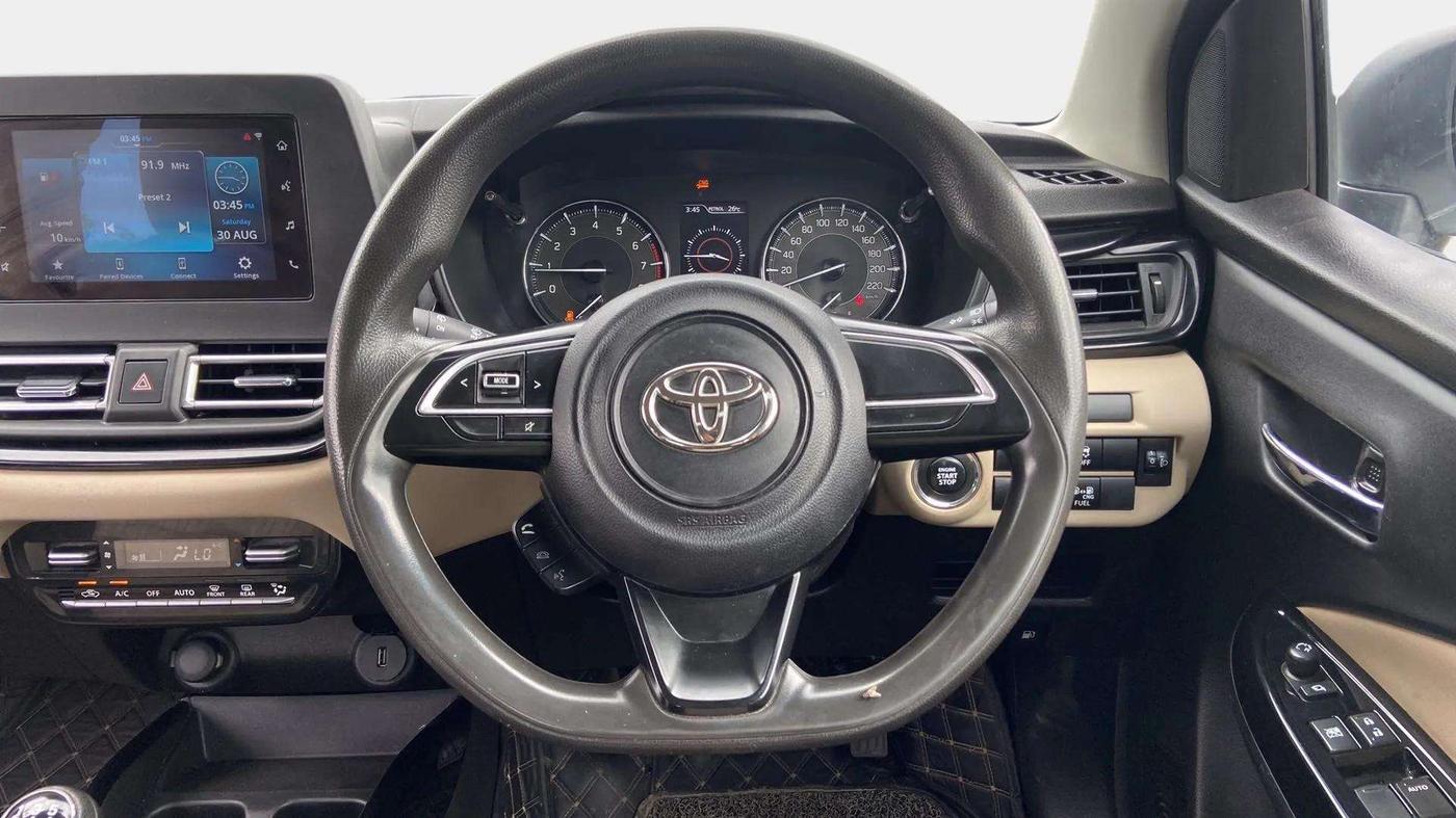2023 Toyota Glanza G E-CNG, CNG, Manual, 78,876 km, Steering Wheel Close Up