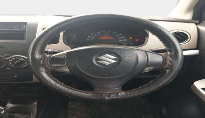 2015 Maruti Wagon R 1.0 LXI CNG, CNG, Manual, 56,475 km, Steering Wheel Close Up