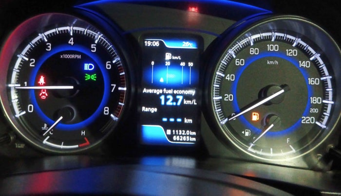 2017 Maruti Baleno ALPHA PETROL 1.2, Petrol, Manual, 66,265 km, Odometer Image