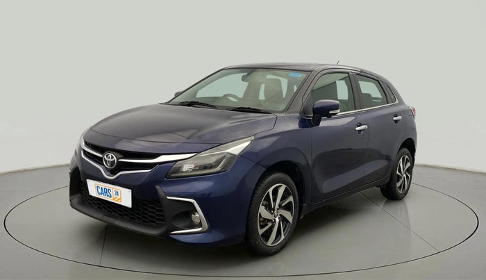 2022 Toyota Glanza V, Petrol, Manual, 66,408 km, Left Front Diagonal