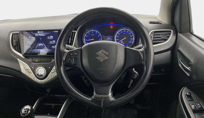 2017 Maruti Baleno DELTA PETROL 1.2, Petrol, Manual, 1,05,332 km, Steering Wheel Close Up