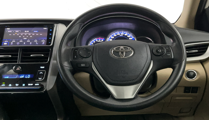 2019 Toyota YARIS G CVT, Petrol, Automatic, 52,353 km, Steering Wheel Close Up