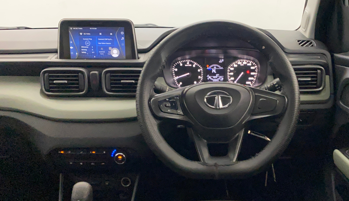 2022 Tata PUNCH ADVENTURE CAMO AMT, Petrol, Automatic, 67,511 km, Steering Wheel Close Up