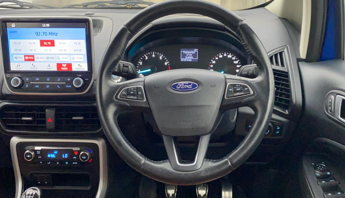2018 Ford Ecosport TITANIUM 1.5L PETROL, Petrol, Manual, 44,147 km, Steering Wheel Close Up