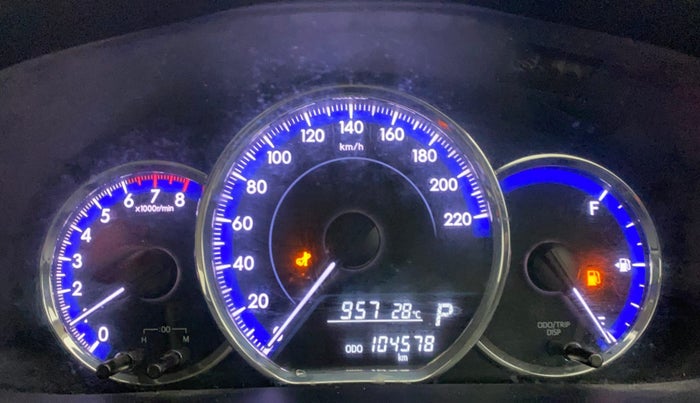 2018 Toyota YARIS J CVT, Petrol, Automatic, 1,04,534 km, Odometer Image