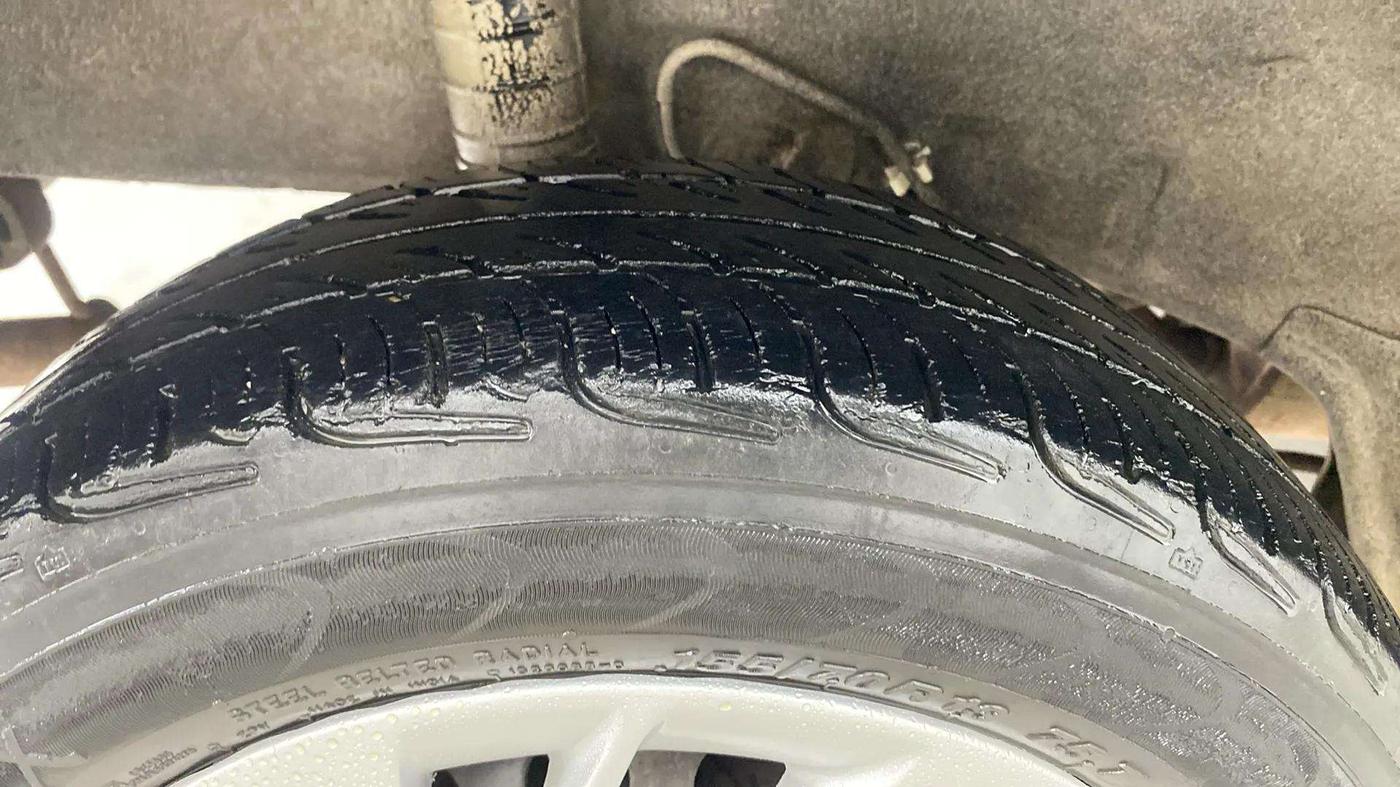 2014 Datsun Go T, Petrol, Manual, 60,658 km, Right Rear Tyre Tread