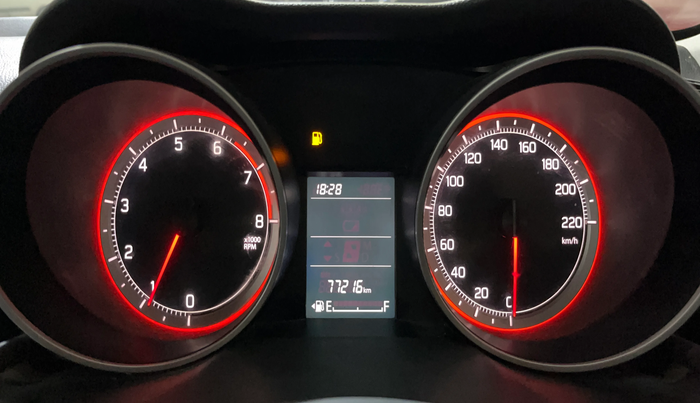 2020 Maruti Swift VXI, Petrol, Manual, 77,167 km, Odometer Image