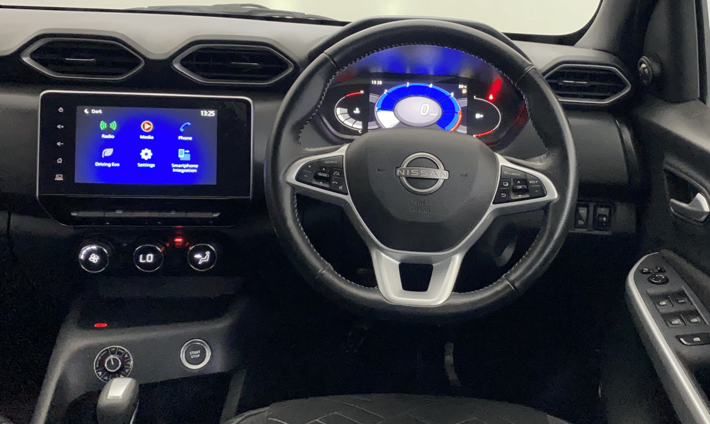 2022 Nissan MAGNITE XV PREMIUM TURBO CVT, Petrol, Automatic, 13,358 km, Steering Wheel Close Up