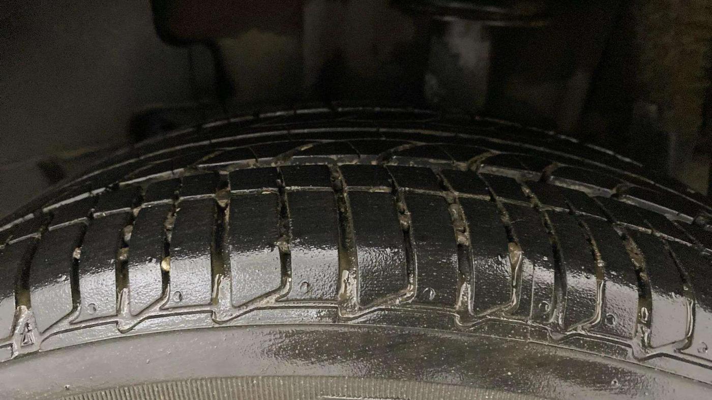 2021 Tata TIGOR XZ PLUS PETROL, Petrol, Manual, 17,004 km, Left Rear Tyre Tread