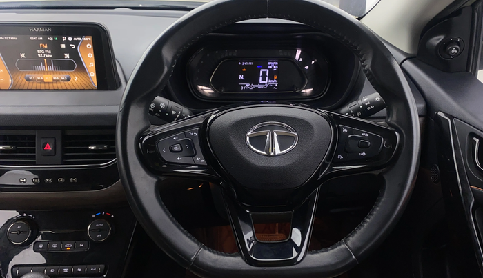 2022 Tata NEXON XZA PLUS KAZIRANGA PETROL, Petrol, Automatic, 31,771 km, Steering Wheel Close Up