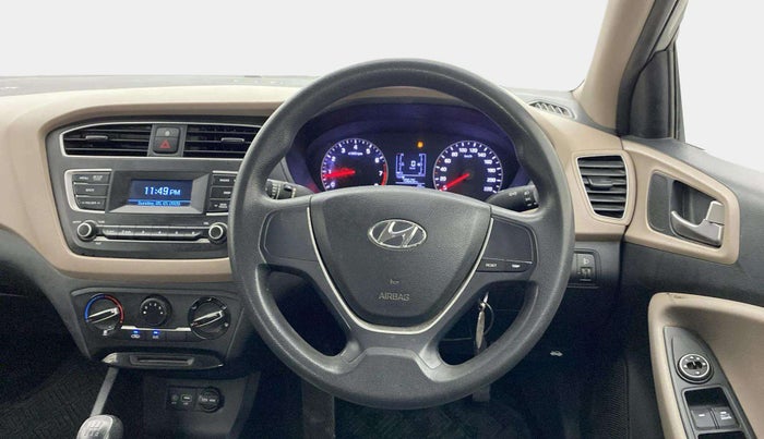 2018 Hyundai Elite i20 MAGNA EXECUTIVE 1.2, Petrol, Manual, 1,17,053 km, Steering Wheel Close Up
