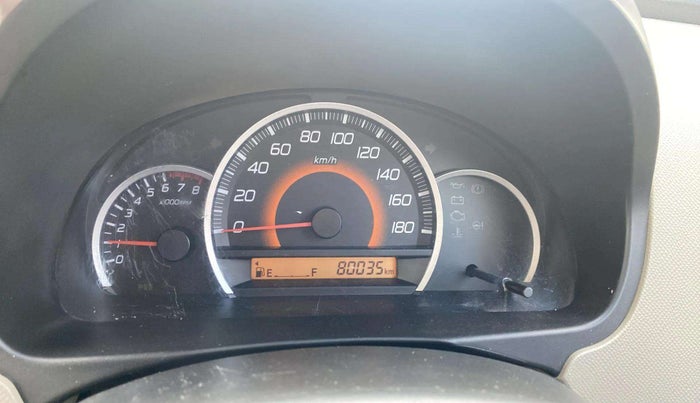 2015 Maruti Wagon R 1.0 VXI, Petrol, Manual, 80,028 km, Odometer Image