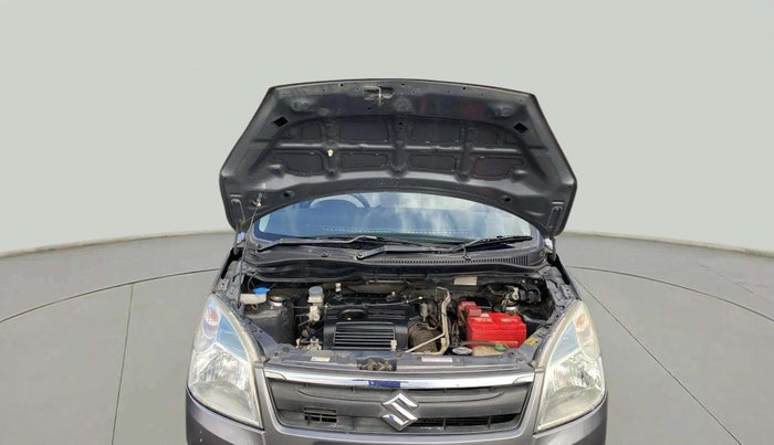 2015 Maruti Wagon R 1.0 VXI, Petrol, Manual, 80,028 km, Open Bonet