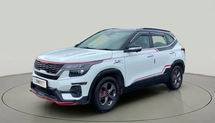 2021 KIA SELTOS HTK PLUS 1.5 IMT, Petrol, Manual, 24,685 km, Left Front Diagonal
