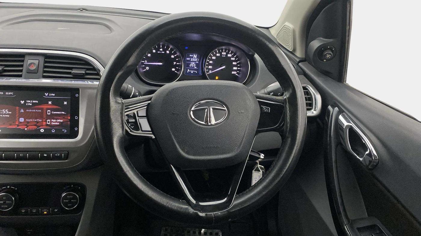 2019 Tata TIGOR XZA PLUS PETROL, Petrol, Automatic, 69,159 km, Steering Wheel Close Up