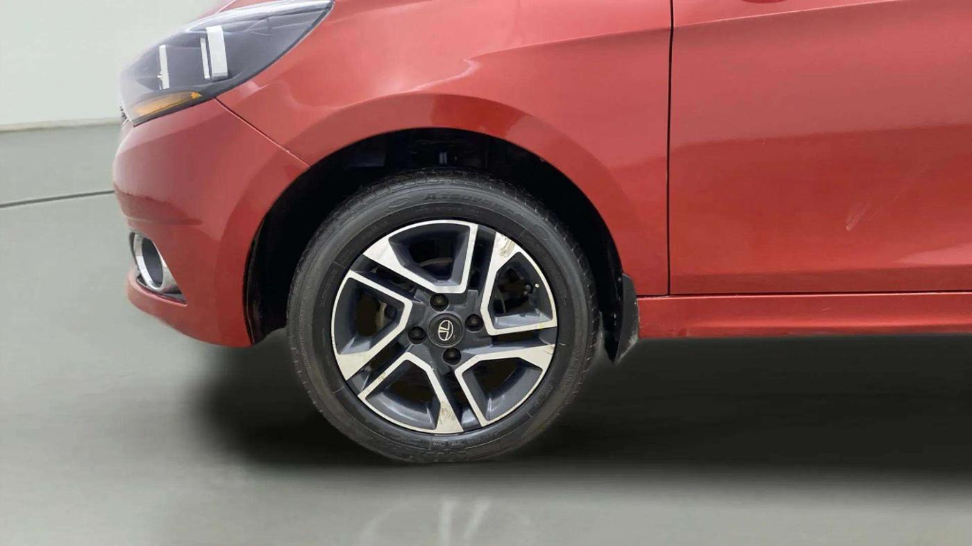 2019 Tata TIGOR XZA PLUS PETROL, Petrol, Automatic, 69,159 km, Left Front Wheel
