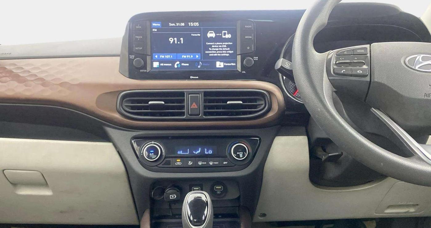 2020 Hyundai AURA SX PLUS 1.2 AMT CRDI, Diesel, Automatic, 58,646 km, Air Conditioner