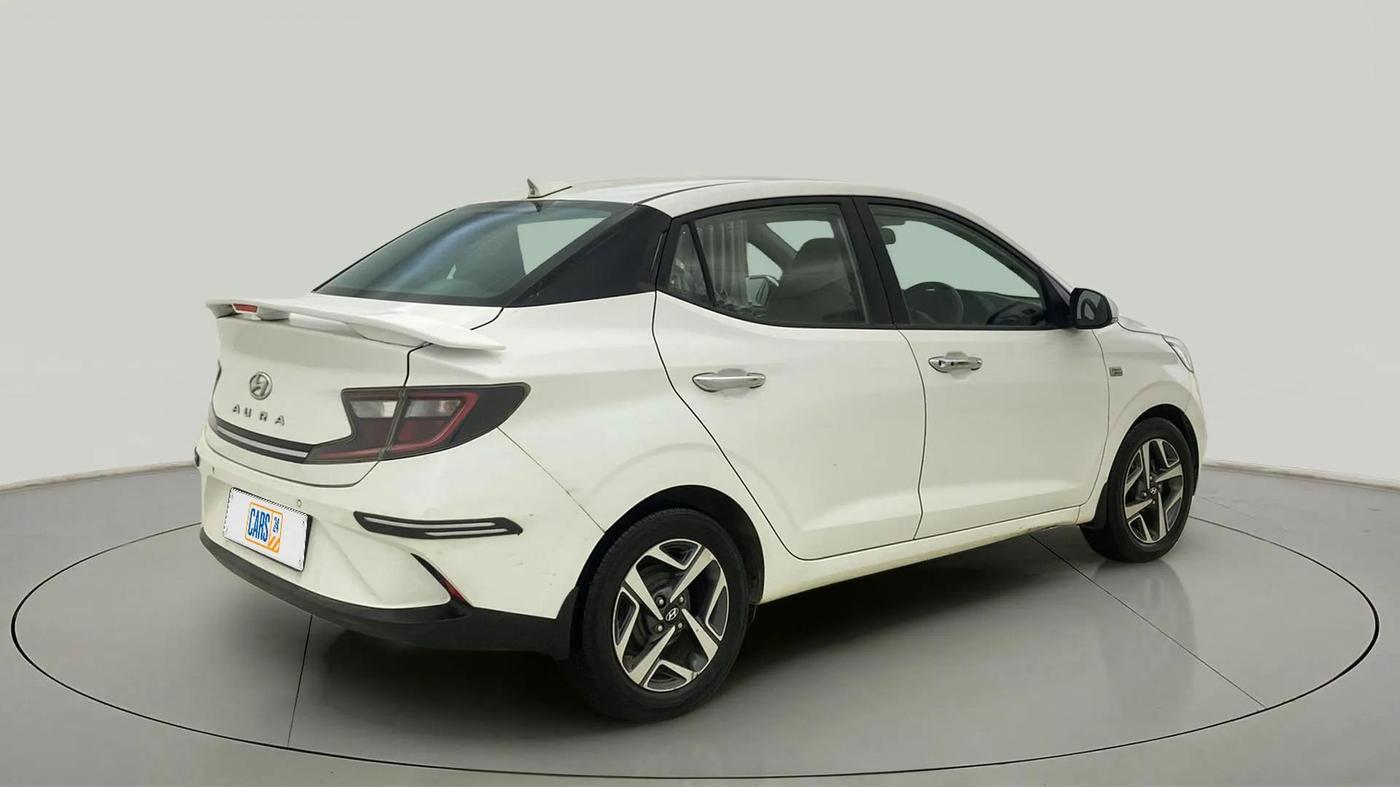 2020 Hyundai AURA SX PLUS 1.2 AMT CRDI, Diesel, Automatic, 58,646 km, Right Back Diagonal
