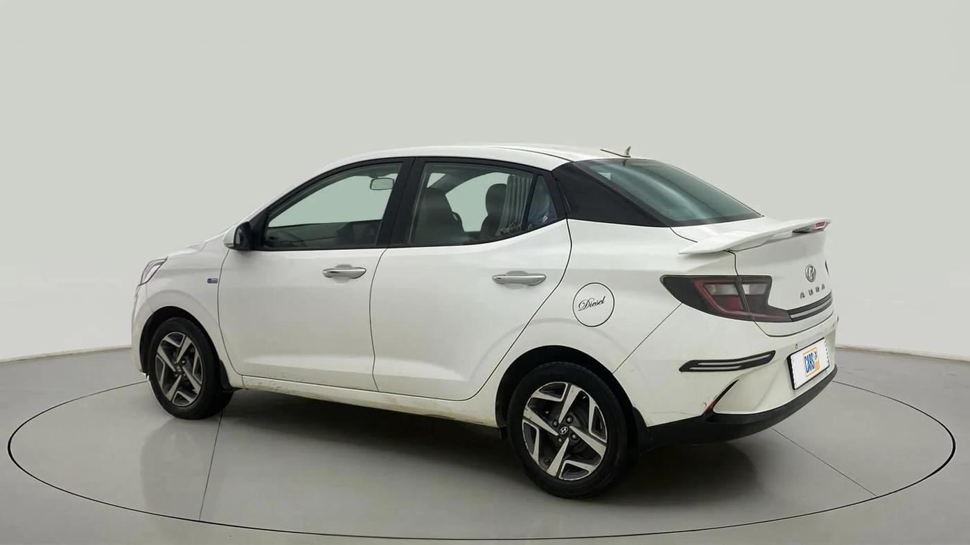2020 Hyundai AURA SX PLUS 1.2 AMT CRDI, Diesel, Automatic, 58,646 km, Left Back Diagonal