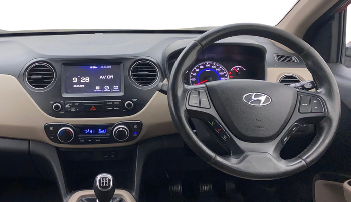 2018 Hyundai Grand i10 ASTA 1.2 KAPPA VTVT, Petrol, Manual, 88,099 km, Steering Wheel Close Up