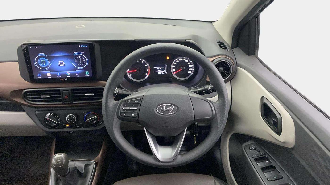 2021 Hyundai AURA S 1.2, Petrol, Manual, 36,493 km, Steering Wheel Close Up