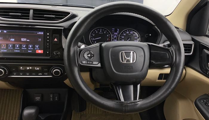 2020 Honda Amaze 1.2L I-VTEC VX CVT, Petrol, Automatic, 28,009 km, Steering Wheel Close Up
