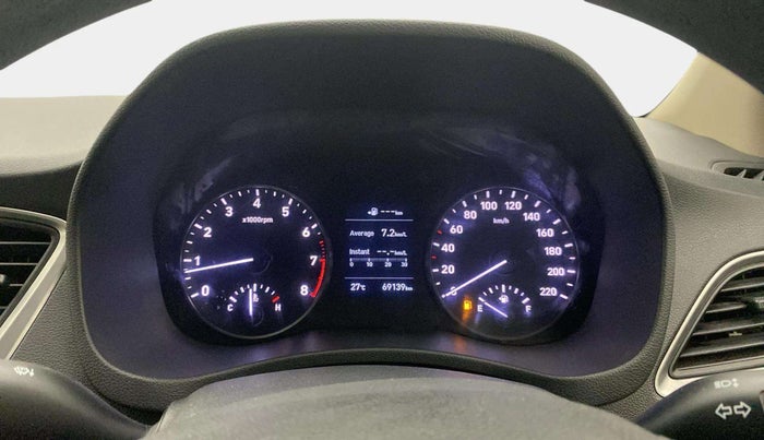 2019 Hyundai Verna 1.6 VTVT SX, Petrol, Manual, 69,128 km, Odometer Image