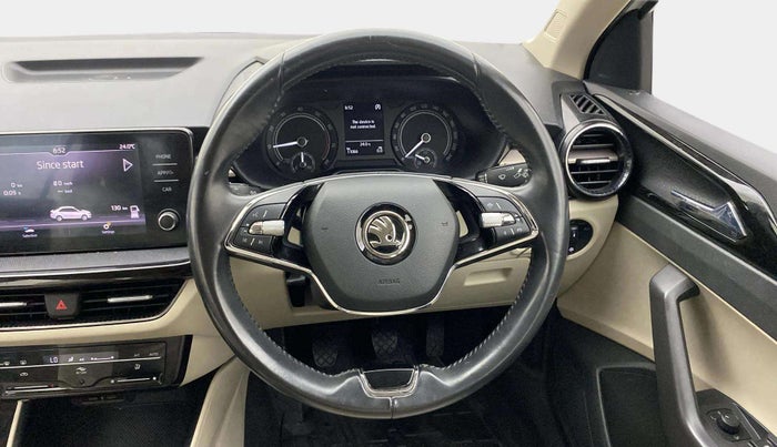 2022 Skoda SLAVIA AMBITION 1.0L TSI MT, Petrol, Manual, 11,066 km, Steering Wheel Close Up