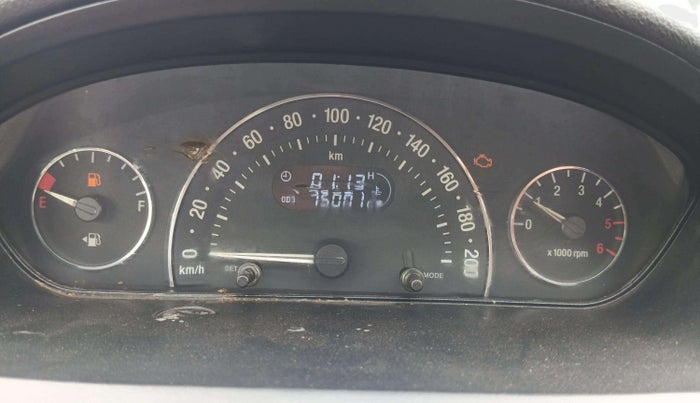 2011 Tata Indica Vista VX QUADRAJET, Diesel, Manual, 75,001 km, Odometer Image