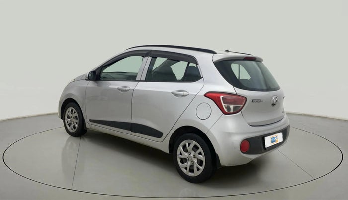 2017 Hyundai Grand i10 SPORTZ (O) 1.2 KAPPA VTVT, Petrol, Manual, 31,184 km, Left Back Diagonal