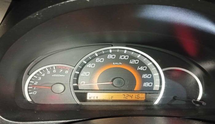 2013 Maruti Wagon R 1.0 VXI, Petrol, Manual, 72,446 km, Odometer Image