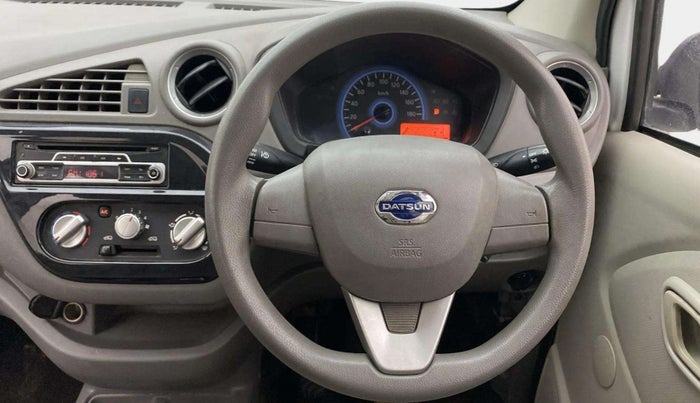2016 Datsun Redi Go S, Petrol, Manual, 15,120 km, Steering Wheel Close Up