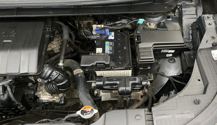 2024 Hyundai EXTER SX(O) 1.2 AMT, Petrol, Automatic, 9,654 km, Engine View - Left