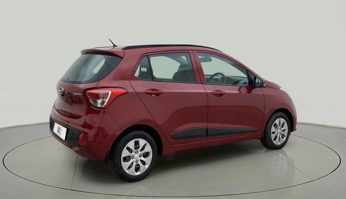 2018 Hyundai Grand i10 SPORTZ 1.2 KAPPA VTVT, Petrol, Manual, 82,626 km, Right Back Diagonal