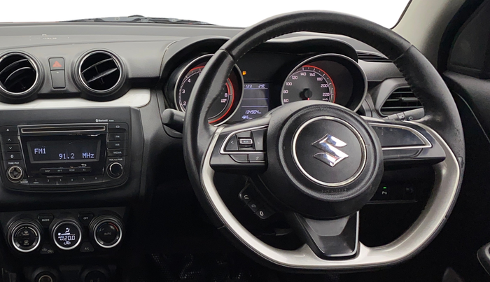 2018 Maruti Swift ZXI, Petrol, Manual, 1,34,900 km, Steering Wheel Close Up