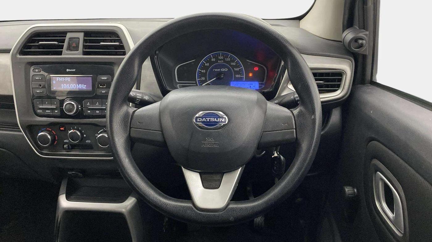2020 Datsun Redi Go T, Petrol, Manual, 19,145 km, Steering Wheel Close Up