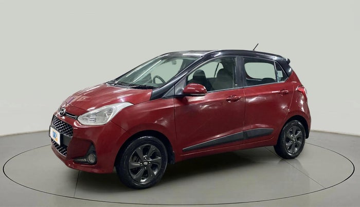 2018 Hyundai Grand i10 SPORTZ 1.2 KAPPA VTVT DUAL TONE, Petrol, Manual, 46,099 km, Left Back Diagonal