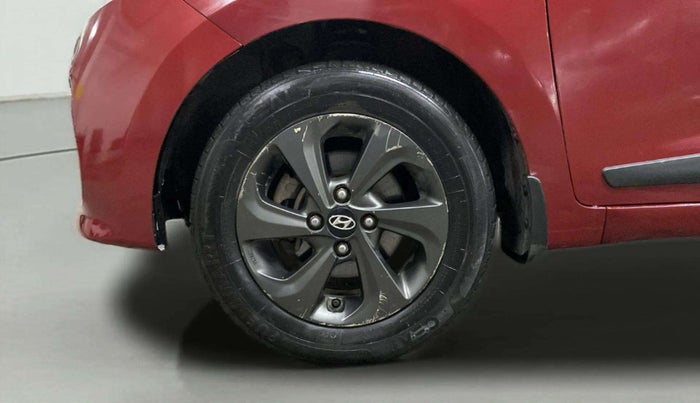 2018 Hyundai Grand i10 SPORTZ 1.2 KAPPA VTVT DUAL TONE, Petrol, Manual, 46,099 km, Left Front Wheel