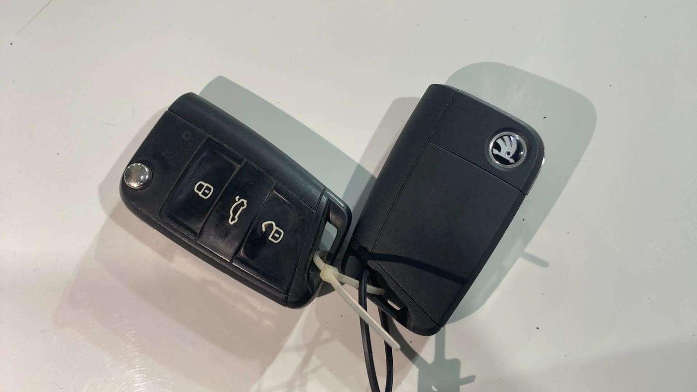 2021 Skoda KUSHAQ STYLE 1.0L TSI AT, Petrol, Automatic, 73,745 km, Key Close Up