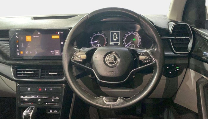 2021 Skoda KUSHAQ STYLE 1.0L TSI AT, Petrol, Automatic, 73,664 km, Steering Wheel Close Up