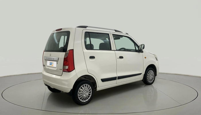 2012 Maruti Wagon R 1.0 LXI, Petrol, Manual, 1,17,472 km, Right Back Diagonal